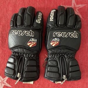 Reusch Black Women's race ski Gloves